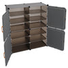 Plastic Shoe Storage Rack Cube DIY Cabinet Stackable Shoes Organizer Stand Shelf