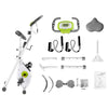 Indoor Cardio Folding Magnetic Exercise Bike Workout LCD Monitor Adjustable Seat