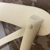 Cream Cross Back Dining Chair Set of 2 Comfortable & Stylish Wooden Home Cafe
