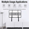 2-Legs Stable 32 45 50 55 60 65 70 75 85 90 100" LED TV Floor Stand Studio Mount