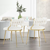 Velvet Dining Chair Set of 2 Upholstered Dining Chairs Modern Dining Chairs