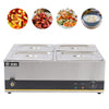 Electric Food Warmer Catering 4/6 Pots Bain Marie Buffet Wet Well Heat with Lids