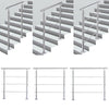 Outdoor Hand Rail Stainless Steel Balustrade Step Stair Handrail Cross Bar Porch
