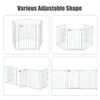 5 Panel Fireplace Fence Baby Pet Safety Gate Playpen Adjustable Room Divider