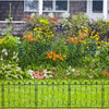 Heavy Duty Wrought Iron Metal Garden Fencing Steel Estate Railings Fence Panels