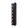 2025 7 COLOUR LED BLACK GLASS ARCHED ELECTRIC WALL MOUNTED FIRE
