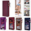 Dustproof 10 Layer 27 Pair Shoes Cabinet Storage Organizer Shoe Rack Stand