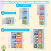 Portable 8-Cube Baby Closet Kids Wardrobe-Blue