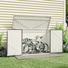 Large Garden Lockable Storage Bike Sheds Tool Box Outdoor Garbage Bin Shed XL UK