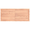 BaraSh Wall Shelf Brown 140x60x(2-6) Treated Solid Wood Oak,Wall Shelves, W7K7