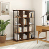 Industrial Open Shelf Display Rack with 2 Anti-tipping Kits-Brown