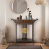 Narrow Console Table Vintage Hall Furniture Shabby Chic Shelf Drawer End Stand