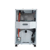 New 4.2kw Portable Heater Standing Heating Cabinet Butane Gas Heaters on Castors