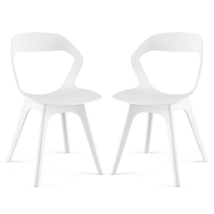 2PCS Kitchen Dining Chair Set Living Room Modern Side Accent Chair Easy Assembly