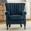 Chesterfield Chenille Wingback Tub Armchair Cuddle Chairs Cushioned Leisure Sofa