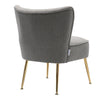 Scallop Back Armchair Cocktail Sofa Accent Seat Living Bedroom Cafe Lounge Sofa