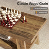 47.24'' Farmhouse Coffee Table, Wooden Center Table with Storage for Living Room