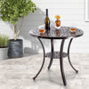 79 cm Diameter Round Table Garden Patio Cast Aluminum Table Dining Bistro Table