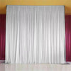 10ft Silk White Backdrop Drapes Curtain Wedding Ceremony Party Home Window Decor