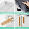 Large Shoe Bench Shoe Cabinet with Seat Storage White&Wooden Color