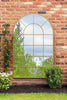 The Arcus New Extra Large Gold Arched Garden Mirror 75" x 47" 190 x 120cm