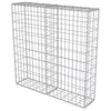 Garden Gabion Retaining Wall wire Cage fench Basket Galvanised Stone Patio New