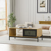 Wood Coffee Table Chipboard Living Room Couch End Sofa Table w/ 1 Drawer Storage