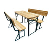 Foldable Outdoor Garden Beer Table and Benches Set Picnic Bistro Chair Furniture