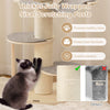 Wooden Cat Activity Center Play House Cat Tree Tower 120cm Climbing Stand