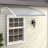 Door Canopy Awning Shelter Front Back Porch Outdoor Shade Patio Roof Rain Covers