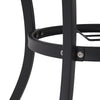OUTDOOR INDOOR METAL SLATTED TABLETOP PATIO TABLE IRON FRAME LEGS GARDEN BISTRO