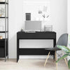 Desk Black Oak 101x50x76.5 cm Engineered Wood HOT