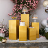 Metal Cylinder Plinth Pedestal Wedding Cake Dessert Flower Display Stand Party