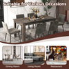 Modern Kitchen & Dining Room Table for 8 Rectangular 160cm Table