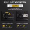 Digital Security Safe Box Electronic Money Cash Jewelry Deposit Case with Keys