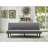 3 Seater Fabric Sofa Bed Recliner Sofa Guest Sleeper Bed Settee Single Sofabed