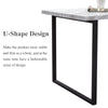 Rectangular Kitchen Dining Table Wooden Table 4-6 Seats Family Party Table White