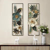 Metal Wall Art Flower Hangings Wall Sculptures Livingroom Decor Ornament 33*21in
