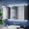 Large Bathroom Mirror Cabinet 1000x600 with LED Demister Shaver Socket 3 Colors