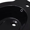 Stand Toilet & Bidet Set Black Ceramic I3T9