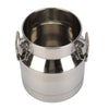 35L Stainless Steel Milk Churn Can Bucket Container Ghee Pot+handle+Sealed lid