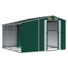 Lechnical Garden Shed Green 277x279x179 Galvanised Steel,Garden Storage W9C3