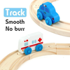 33Pcs Wooden Train Track Rail Set Magnetic Railway Xmas Kid Toy Fit Thomas Brio