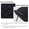Noble Set of 2 Dining Chairs Velvet Armchairs Upholstered Soft Seat Back Metal