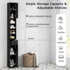 Slim Bathroom Tall Cabinet Freestanding Floor Storage Cabinet Organizer