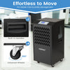 120 L Commercial Dehumidifier w/ Drain Hose Large Spaces up to 500㎡-Black