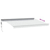 qohoio Automatic Retractable Awning with LEDs Anthracite&White 500x300 W1Y6