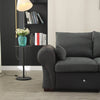 Luxury 2, 3 Seater Linen Fabric Couch Sofa Corner Chaise Settee Living Room Set