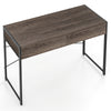 Multipurpose Computer Workstation Vanity Table-Gray