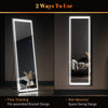 160x50cm LED Full Length Mirror Touch Sensor 3 Color Modes for Bedroom Bathroom